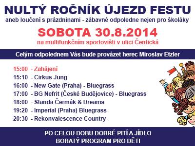 Újezd fest - plakát 30.8.2014